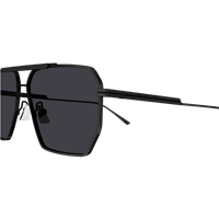 Napoli - Corso Giuseppe Garibaldi 197 - Occhiali da sole Bottega Veneta Uomo BV1012S001-BLACK-BLACK-GREY60 - BV1012S001-BLACK-BLACK-GREY60